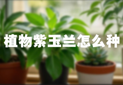 植物紫玉兰怎么种