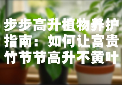 步步高升植物养护指南：如何让富贵竹节节高升不黄叶