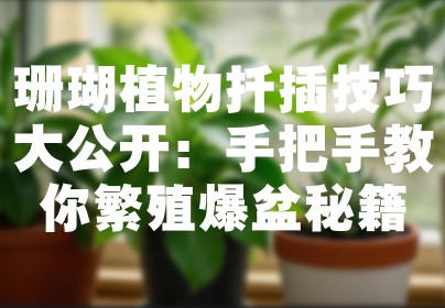珊瑚植物扦插技巧大公开：手把手教你繁殖爆盆秘籍