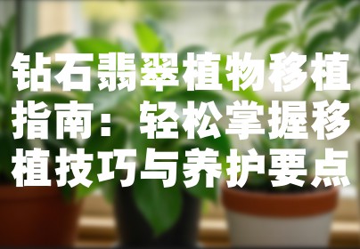 钻石翡翠植物移植指南：轻松掌握移植技巧与养护要点